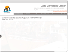 Tablet Screenshot of cabocorrientescenter.com